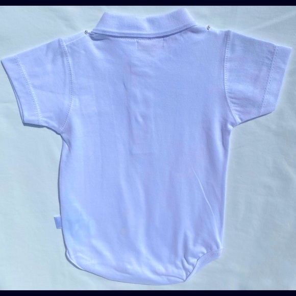 NWT Mini Mimo Unisex Baby Onesie White Size Small - Picture 5 of 7